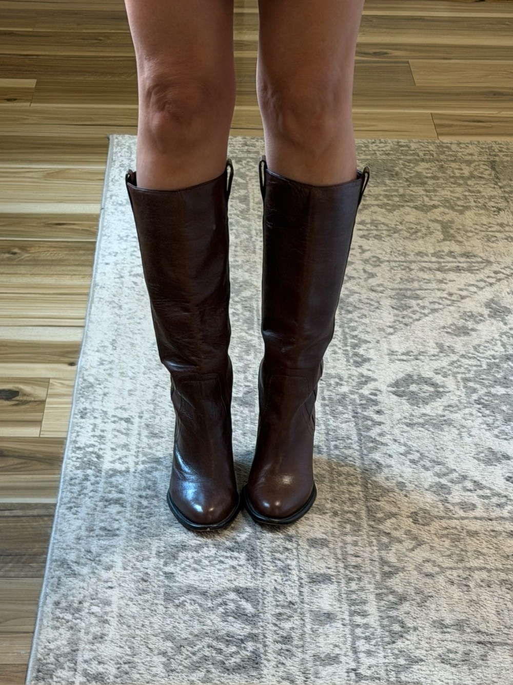 Banana Republic Women's Over-the-Knee Leather Boots - Chocolate Brown